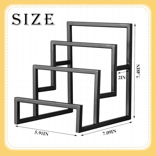 DoubleFill 2 Pack Purse Organizer for Closet Display 3 Layer Black Riser Stand Clutch Purse Organizer Display Metal Wallet Rack for Handbag Home Retail Boutique Store Supplies - color: Black, size: 3 Layer