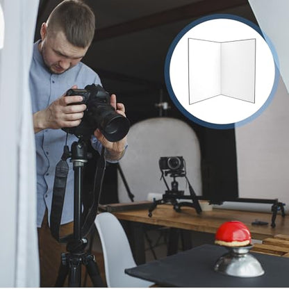 Toddmomy A3 Foldable Cardboard Photography Reflector Board for Still Life and Product Photography Studio Lighting Photo Reflective Board