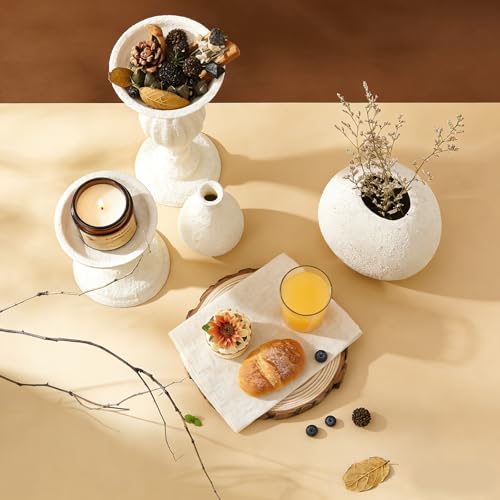 7PCS Product Photography Props: Small Product Photoshoot Props-Hand Painting Texture Photo Props for Jewelry Cosmetics Mini Items Picture - color: beige