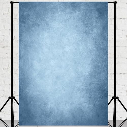 Mocsicka Light Blue Photography Backdrops Texture Abstract Photo Backdrop Vintage Headshot Portrait Background for Photography Studio Props (Light Blue, 8x10ft) - color: Light Blue, size: 8x10ft