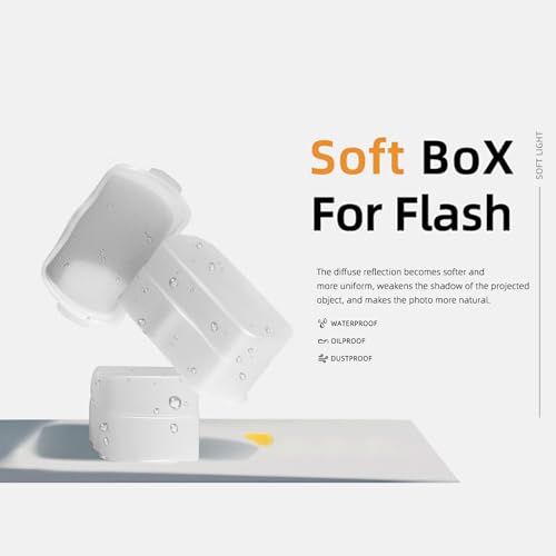 Flash Diffuser for Speedlight, Compatible with Canon 560 565EX 580EX and with Godox V860 TT600 - Speedlight, Camera Flash, Compatible with Canon and Godox Flash Diffuser