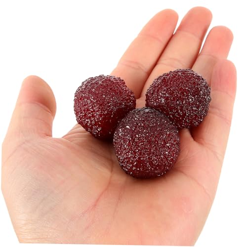 6Pcs Simulation Waxberries Realistic Fake Fruit Decorations for Party Table Decor Home Kitchen Simulated Waxberries Props for Photography and Event Styling