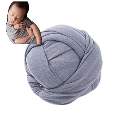 Zeroest Newborn Photography Outfits Props - Stretch Wraps for Baby Boys & Girls - Photoshoot Posing Wrap Blanket (Light Gray) - color: Light Gray