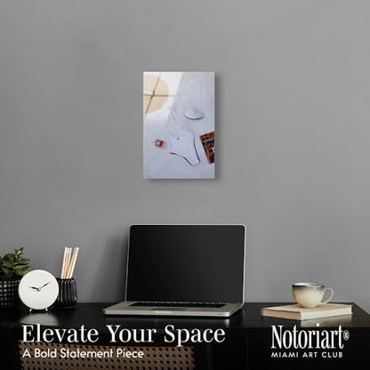 Beach Day Flat Lay Acrylic Print Fashion Photography by Notoriart, Ready to Hang, 10 x 15 - size: 15"L x 10"W