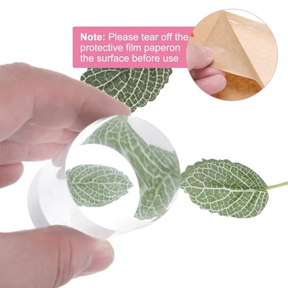uxcell Acrylic Cylinder Display Blocks, 40 x 100 mm/1.6" x 3.9" Clear Jewelry Display Base Polished Cube Riser Stand Display Holder Base for Ring Bracelet Jewelry Cosmetics Crafts - size: 40 x 100mm