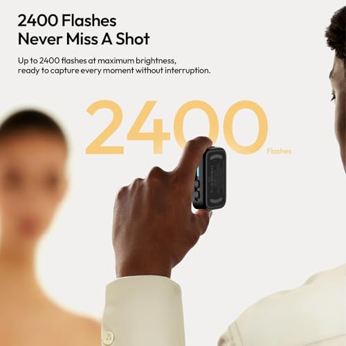 Ulanzi M02 MagSafe Selfie Light Portable Mini Magnetic Phone Flash Light with Bluetooth for iPhone 7W Rechargeable Photography Vlog Fill Light for Content Creators Video Tiktok Night Photos