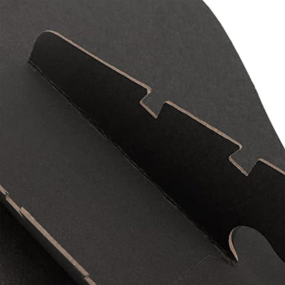 MOUYAT 10 Pack Black Necklace Display, 9.6 x 9.2 Inch Velvet Necklace Display Holder with Reinforced Bracket, Necklace Display Stands For Selling, Jewelry Organization
