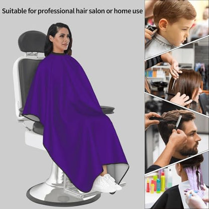 Custom Barber Cape Unisex Salon Hair Cutting Capes Add Your Image Logo Haircut Kit Personalized Stylist Tool - color: Indigo