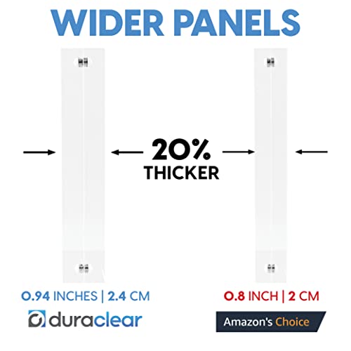 Mammoth DuraClear 4x10 Acrylic Frame - Frameless Panoramic Photo & License Display - Sleek, Modern Design for Elegant Decor - size: 4x10 Frame