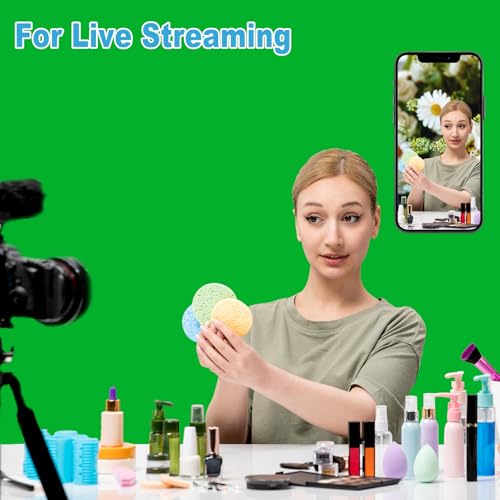 Green Screen Key Backdrop, Polyester, 5X7 FT, Photography Background, Machine Washable, Green, LY166 - color: Green, size: 5X7 FT