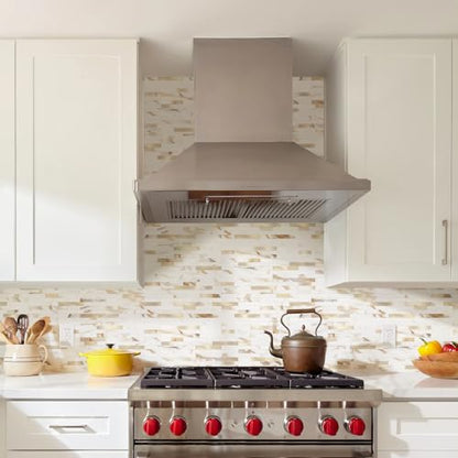 STICKGOO Peel and Stick Backsplash Tile, Stick on Backsplash for Kitchen and Bathroom, Calacatta Gold Marble Look PVC Mixed Metal Gold Self Adhesive Wall Tiles(10 Sheets) - color: Calacatta Gold Mixed Metal Gold