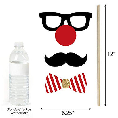 Christmas Party - Photo Booth Props Kit - 20 Count