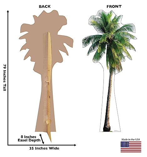 Cardboard People Tropical Palm Tree Life Size Cardboard Cutout Standup - color: Tropical Palm Tree
