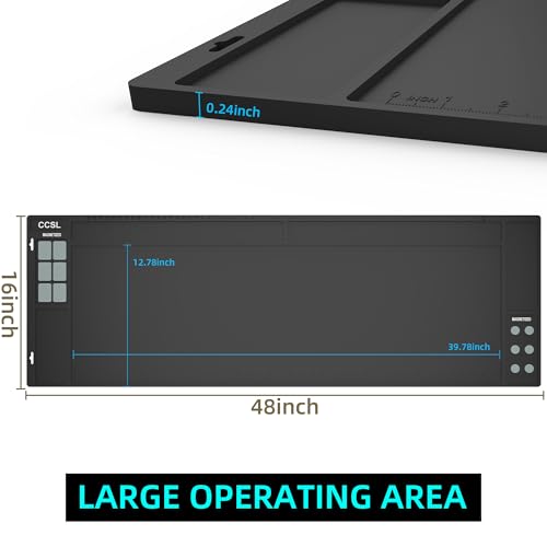 Gun Cleaning Mat 48"x16", Extra Large Magnectic Gun Mat for All Guns Anti-Slip Rubberized Workbench Mat for Pistol and Rifle - color: Black