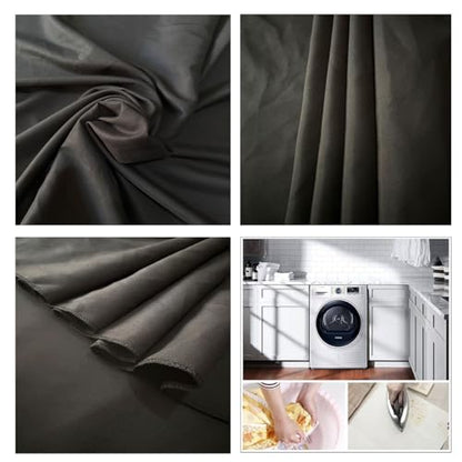 Black Backdrop for Photography Durable Fabric Background Photo Backdrop Video Photography Studio (5x7ft, Black) - color: Black, size: 5x7ft