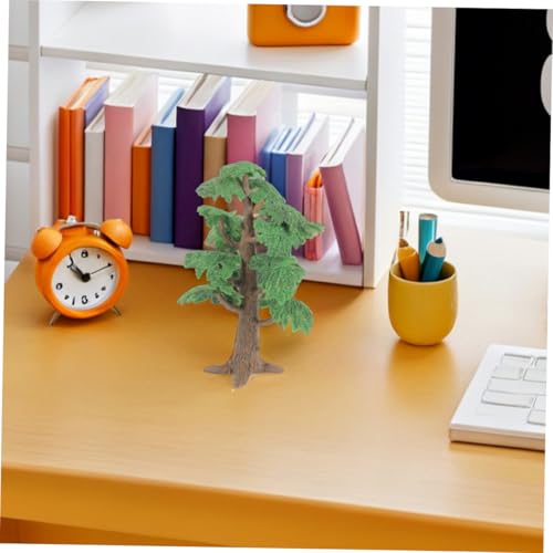 2pcs Fake Model Trees Micro Landscape Decoration for Table and Indoor Styling Versatile Simulation Props for Home and Office Decor