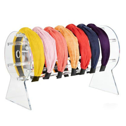 Headband Holder,Hairband Display Stand, Clear Jewelry Organizer for Girl Women Gifts, The Perfect Headband Display Organizer