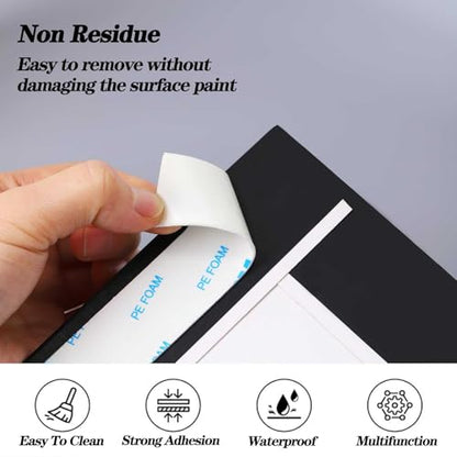 Double Sided Tape Heavy Duty, 0.5in×10ft Picture Hanging Strips for Posters, Removable Waterproof No Wall Damage Foam Tape, Adhesive Mounting Tape for Paint Wall - size: 1/2in×10ft