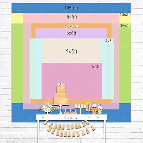 8x6ft Boho Cake Smash Decoration Backdrop for Baby Shower Ceremony Birthday Wedding Party Photography Background Photo Studio Props - size: 8x6ft