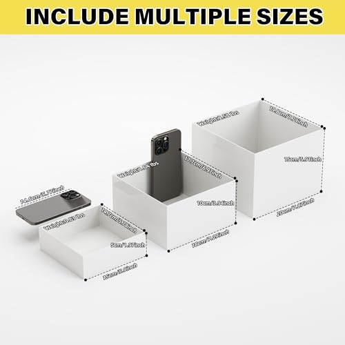 Metal Display Stands for Buffet Table - Black & White Cake Risers, Cupcake Stand for Wedding, Party, Catering Supplies, Elegant Food Risers for Display - color: White
