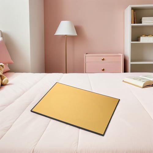 ULTECHNOVO A4 Portable Photography Reflector Cardboard, Gold Reflective Fill Light Panel for Ecommerce Product Photos and Studio Shooting