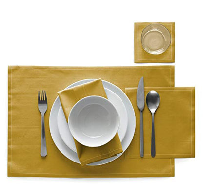 Cotton Luncheon Napkin - 25 Napkins per roll - Curry - color: Curry