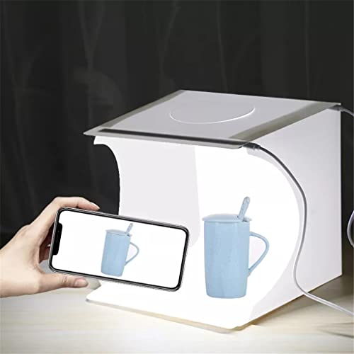 Mini Photo Studio Folding Lightbox Photography Softbox 2 Panel Led Light Soft Box Photo Background Kit Light Box for DSLR Camera
