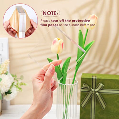 Remerry 8 Pieces Acrylic Display Block 4 x 4 x 1 Inch Clear Polished Acrylic Square Display Cube Block Stand Holder for Rings Jewelry Ornaments - size: 4 x 4 x 1 Inch