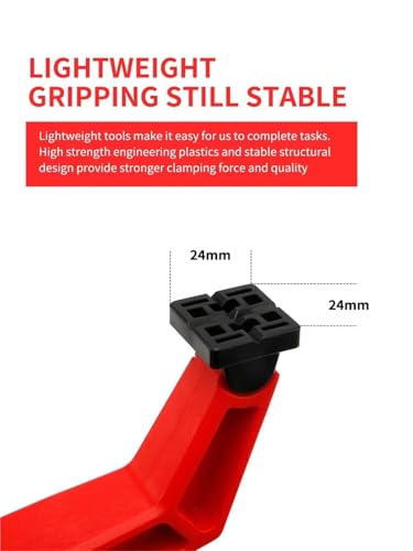 Ratchet Spring clamp DIY Woodworking Tools 1Pcs 8 9 10inches Plastic Nylon Clamps Photo Background Strong Fixing Clip(9inch) - size: 9inch