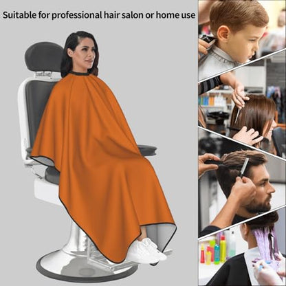 Custom Barber Cape Unisex Salon Hair Cutting Capes Add Your Image Logo Haircut Kit Personalized Stylist Tool - color: Chocolate