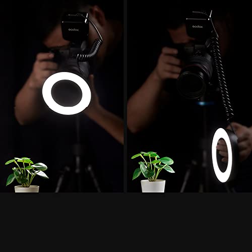Godox Ring 72 Macro LED Ring Light with 8 Lens Adapter Rings for Canon Nikon Pentax Olympus DSLR Cameras