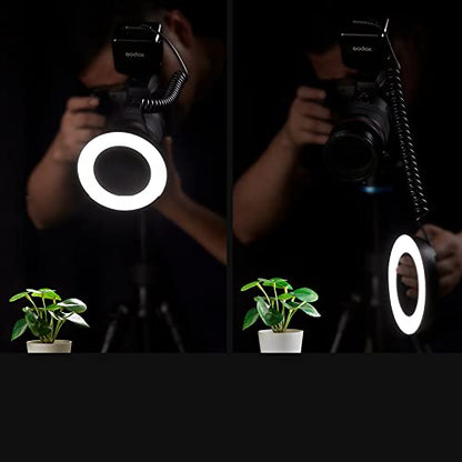 Godox Ring 72 Macro LED Ring Light with 8 Lens Adapter Rings for Canon Nikon Pentax Olympus DSLR Cameras