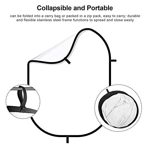 Selens 59x39in Pop-up Soft Light Diffuser Kit, with 6.6 Ft Light Stand & Clip Holder for Photo Studio Portrait and Product Shooting - size: 39x59inch/100x150cm with 6.6ft light stand