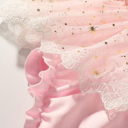 Newborn Photography Outfits Girls Baby Photography Props Lace Romper With Headband Baby Photo Shoot Outfits Girls Photo Props - color: Pink