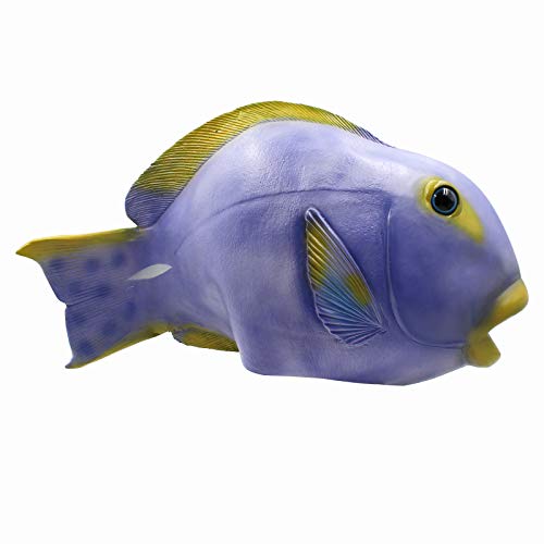 CreepyParty Tropical Fish Mask - Animal Halloween Costume for Parties, Cosplay, Photo Booth Props, and Pranks - Funny Gag Gift for Adults