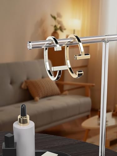 Acrylic Jewelry Necklace Organizer Holder for Women, Bracelet Display Stand for Vendors, Clear Storage Hanger for Small Necklace, Jewelry Hanging Tree Stand for Selling (1 Tier) - style: 1 Tier