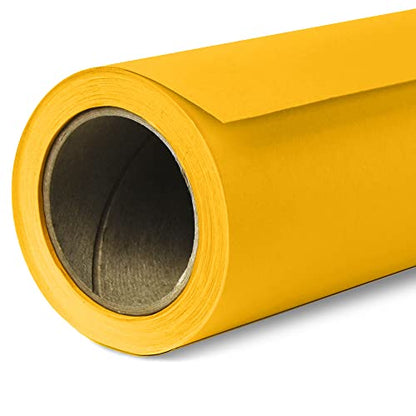 Savage Seamless Paper Photography Backdrop - Color #71 Deep Yellow, Size 26 Inches Wide x 36 Feet Long, Backdrop for Tabletop Product Photography and Crafting - Made in USA - size: 26 in x 36 ft