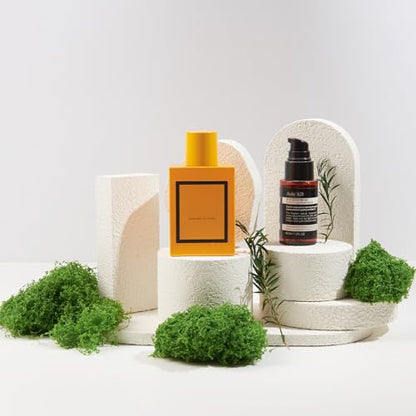 7PCS Product Photography Props: Small Product Photoshoot Props- Hand Painting Texture Photo Props for Jewelry Cosmetics Mini Items Picture - color: White/Opulent Garden