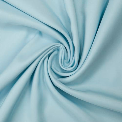 Gee Di Moda Cloth Napkins - 17 x 17 Inch Baby Blue Dinner Napkins - Set of 12 Soft & Absorbent Washable Fabric Cloth Table Napkins with Hemmed Edges for Hotel Restaurant, Holiday Parties & Wedding - color: Baby Blue