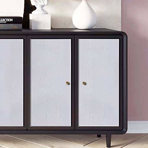 Heroad Peel and Stick Wallpaper Wood Contact Paper Wood Wallpaper White Wood Grain Contact Paper Thicken Textured for Cabinets and Drawers Countertops Waterproof Self Adhesive Vinyl 17.5" x 78.7" - color: White, size: 17.5" x 78.7"