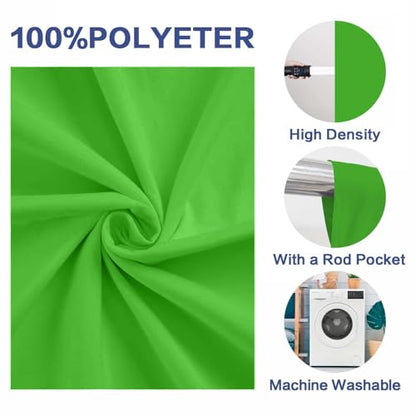 Photo Backdrop Green Background Professional 5x7ft Seamless Design to Eliminate Wrinkles Digital Accessories Photography Scene Background Children's Birthday Party - color: Green, size: 5x7ft
