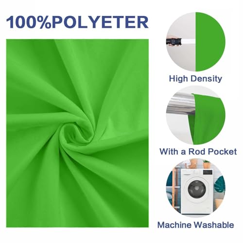 Photo Backdrop Green Background Professional 6x9ft Seamless Design to Eliminate Wrinkles Digital Accessories Photography Scene Background Children's Birthday Party - color: Green, size: 6x9ft