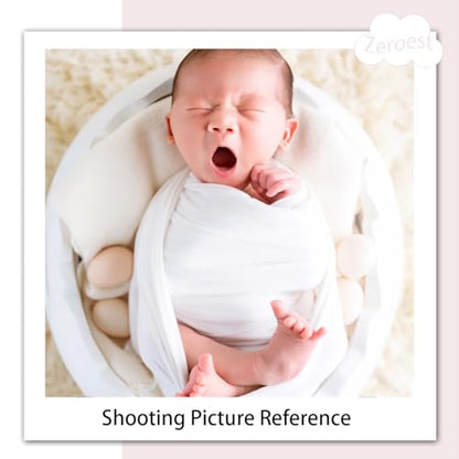 Zeroest Newborn Photography Stretch Wrap Boy Girl Baby Wraps Photography Props - Baby Photo Prop Stretch Blanket (White) - color: White
