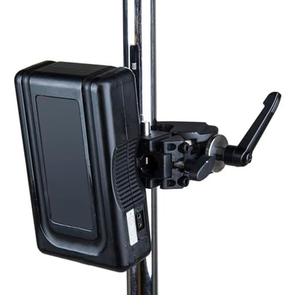 Kupo Super Convi Clamp with V-Lock Set Complete All-in-One Mounting System with V-Lock Base Extension Handle and Wedge for Photography and Video Rigging Applications (KG705411)