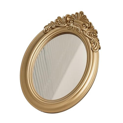 BESTYASH 1Pc Mirror Photo Props Tray Elegant Decorative Ornament for Makeup and Home Adornment Multi Purpose Storage Finish