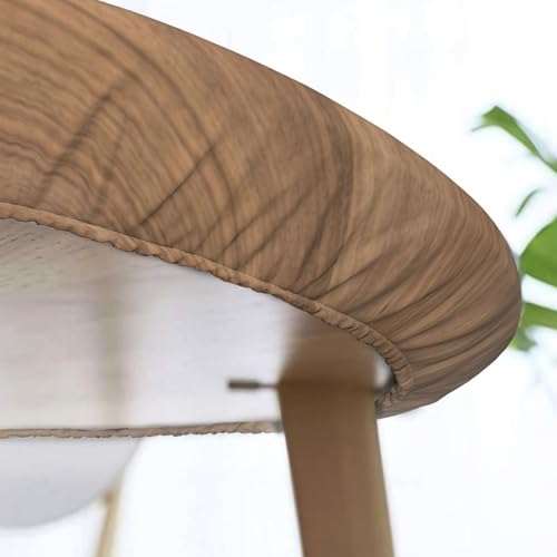 Oval Fitted Table Cloth Elastic Edged, Retro Blackish Green Wood Texture Background, Oval Table Cover for Picnic, Banquet, Home Kitchen, Fits 42"x60" Oval Tables - color: Wood Texture -10, size: 42" x 60" (Oval)