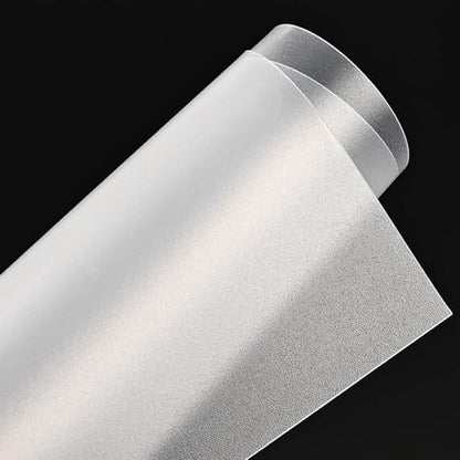 Large Pp Plastic Sheet 100×100cm 0.3 1mm Frosted Polypropylene Panel Semi-Transparent Matte Board For Light Diffuser Backdrop Table Cover Craft Use(0.3mm) - size: 0.3mm