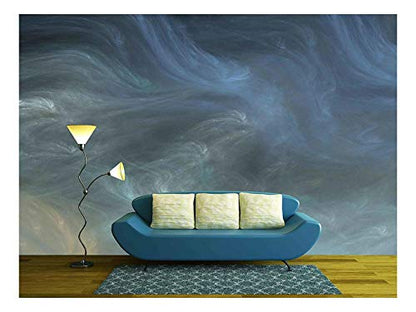 wall26 - Abstract Shapes Made of Fractal Textures. - Removable Wall Mural | Self-Adhesive Large Wallpaper - 66x96 inches - color: Artwork - 13, size: 66"x96"