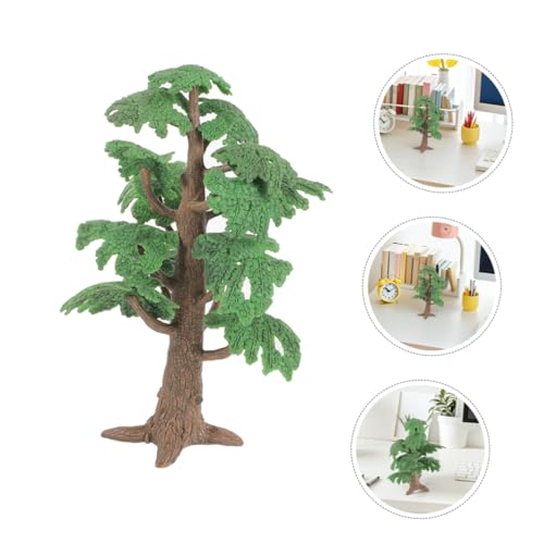 2pcs Fake Model Trees Micro Landscape Decoration for Table and Indoor Styling Versatile Simulation Props for Home and Office Decor