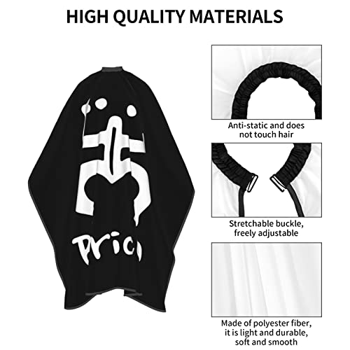 Puerto Rico Barber Cape With Adjustable Closure, Hairdressing Haircut Apron Barber Cover Gown For Hairdresser Styling Home - color: Boricua Puerto Rico Frog4